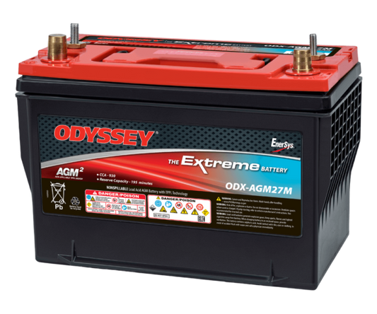 Odyssey Battery ODX-AGM27M 12VDC 92Ah Extreme Series AGM Battery