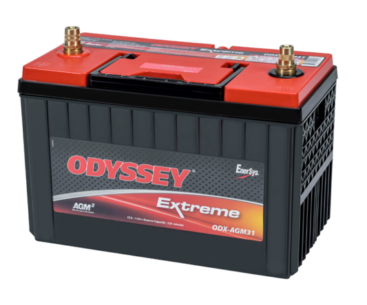 Odyssey Battery ODX-AGM31A 12VDC 100Ah Specialty Battery