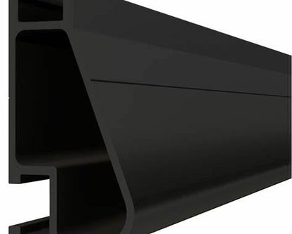 IronRidge XR-100 Finished Rail 204" (17 FT) (Black)