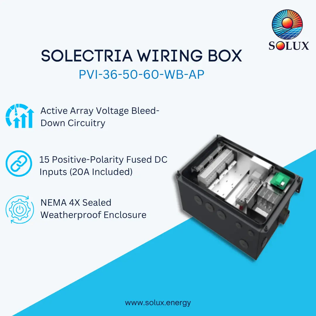 Yakasawa Solectria PVI-36-50-60-WB-AP Wiring Box