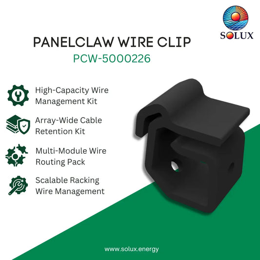 PanelClaw PCW-5000226 Wire Clip, 100 PK, WM