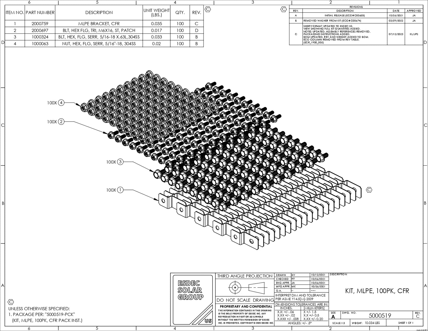 PCW-5000519 mlpe solar