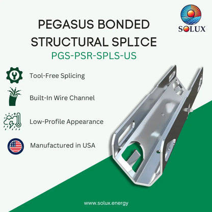 Pegasus PGS-PSR-SPLS-US Bonded Structural Splice - USA (Priced as 1 pc)