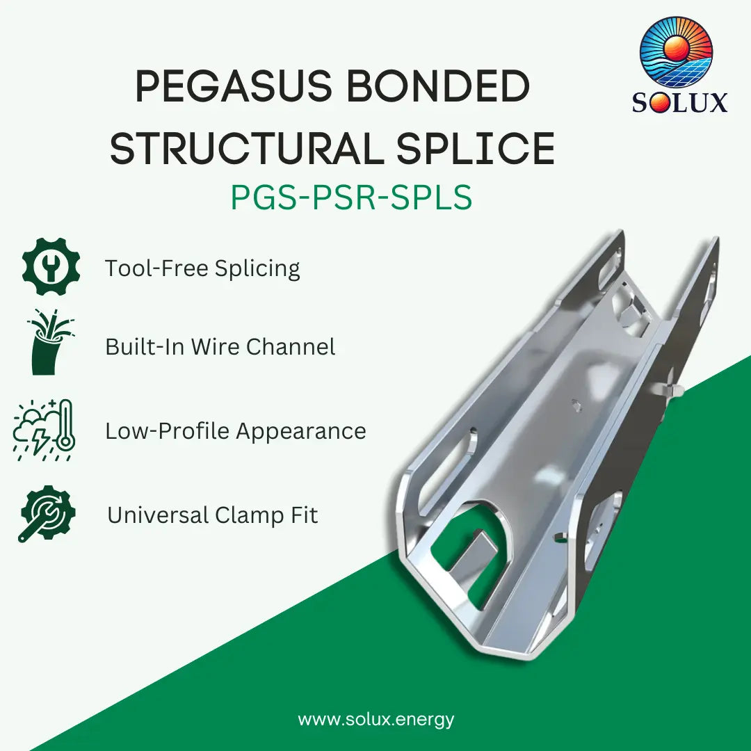 Pegasus PGS-PSR-SPLS Bonded Structural Splice (Priced as 1 pc)