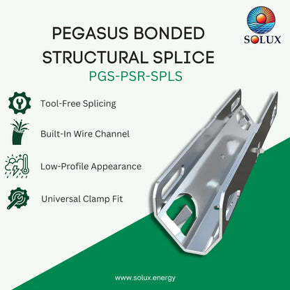 Pegasus PGS-PSR-SPLS Bonded Structural Splice (Priced as 1 pc)