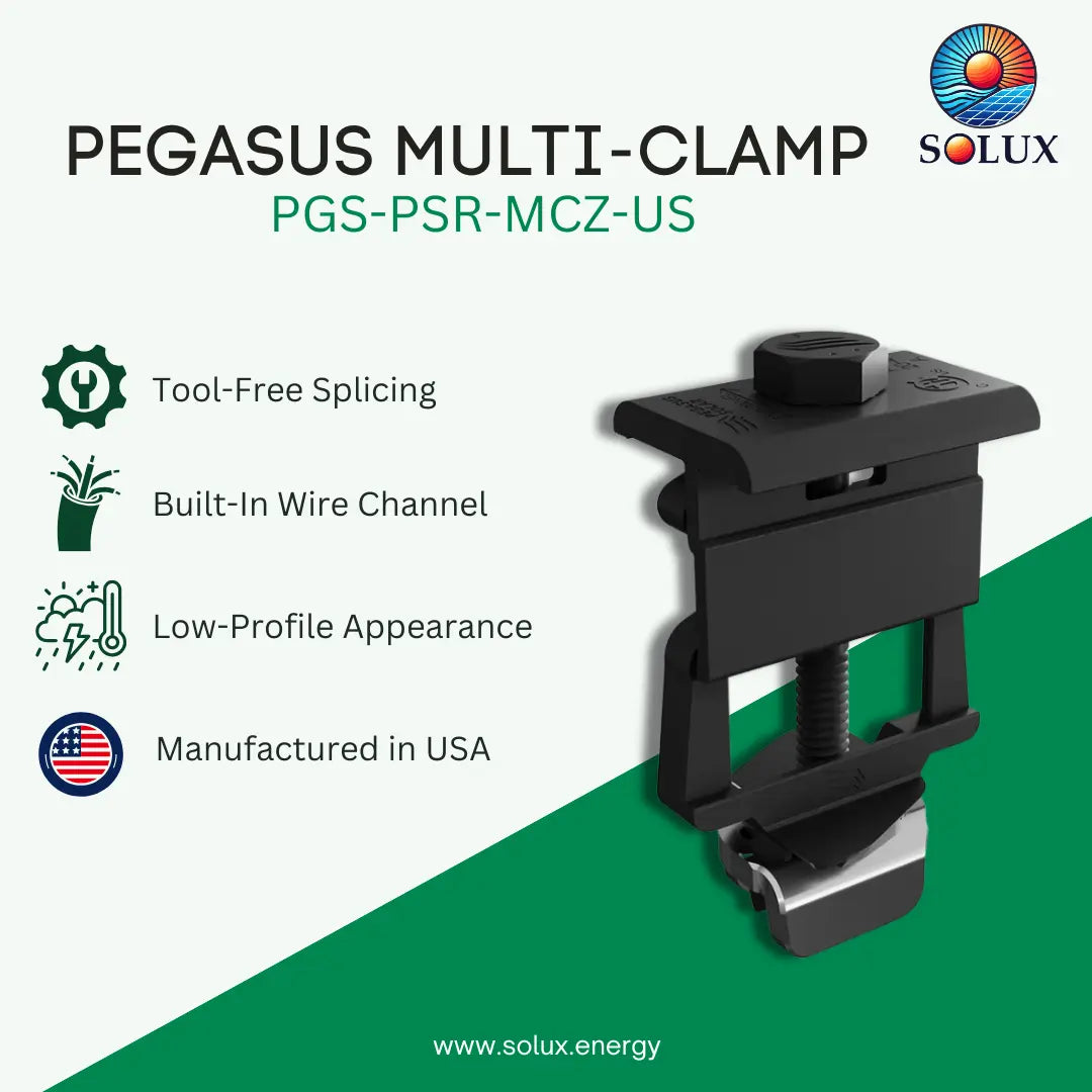 Pegasus PGS-PSR-MCZ-US 30-40mm Black Multi-Clamp USA (Priced as 1 pc)