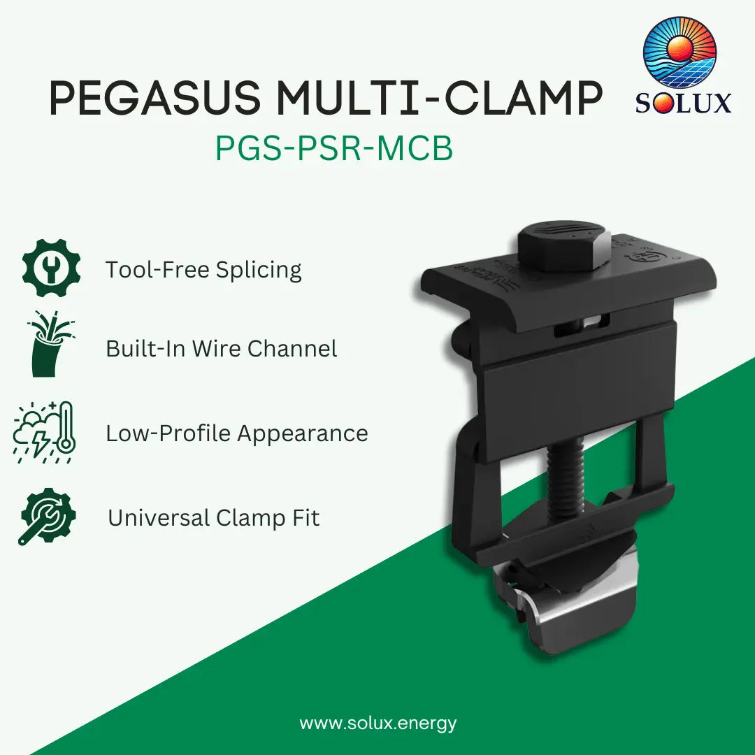 Pegasus PGS-PSR-MCB 30-40mm Black Multi-Clamp (Priced as 1 pc)