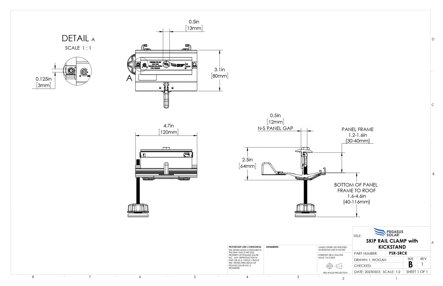 PGS-PSR-SRCK solar panel clamps​