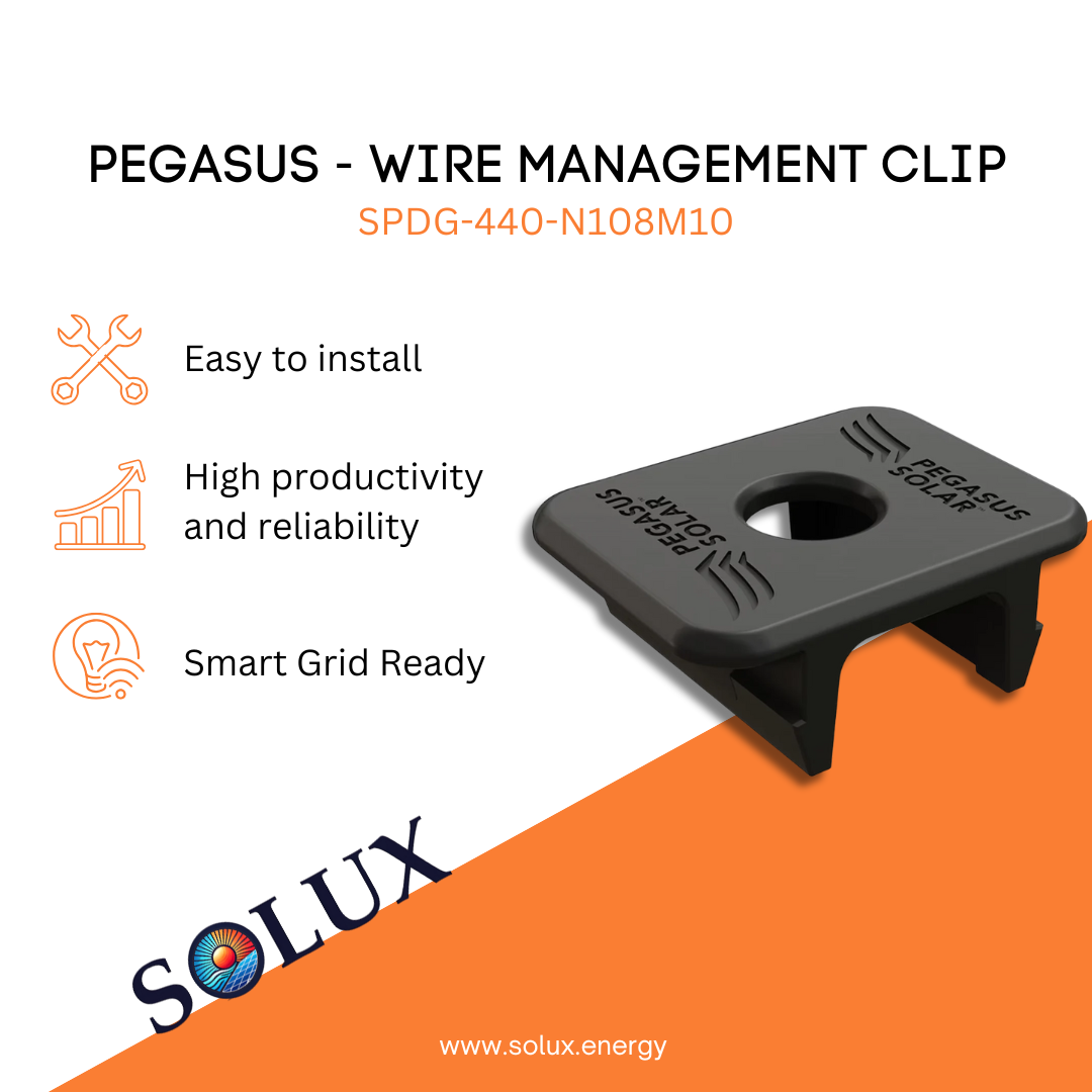 This is an image of Pegasus Solar Wire Clips Management