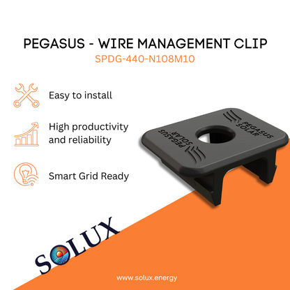 This is an image of Pegasus Solar Wire Clips Management