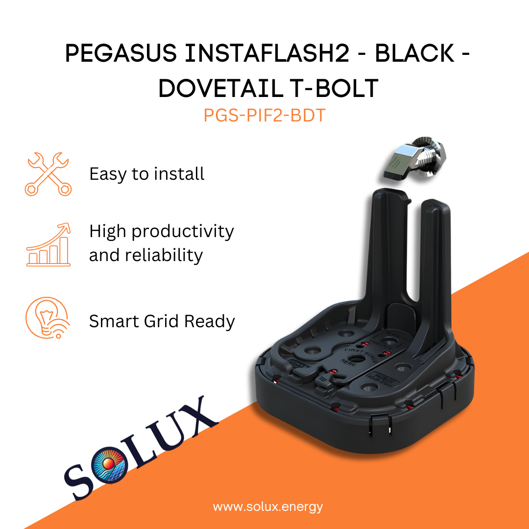 This is an image of T-bolt - Pegasus InstaFlash2 Dovetail Black