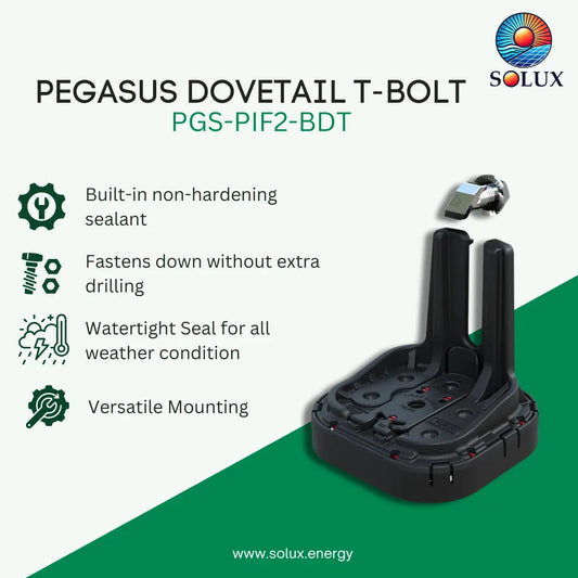 Pegasus PGS-PIF2-BDT InstaFlash2 Black DoveTail T-Bolt (Priced as 1 pc)