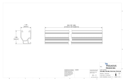 PGS-PSR-B84 solar rails mounting​