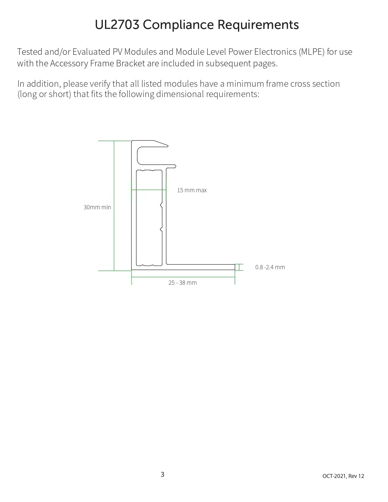 Accessory Frame Bracket, Universal, Mill