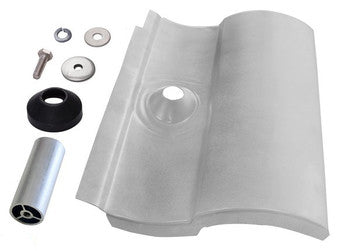 QuickMount Tile Replacement, S-Tile, 3-1/4" Post, Black (Minimum Purchase: 10 units)