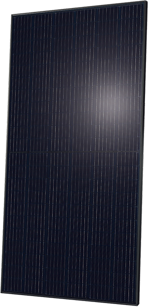 QCELLS solar panel with a ribbed surface on a white background