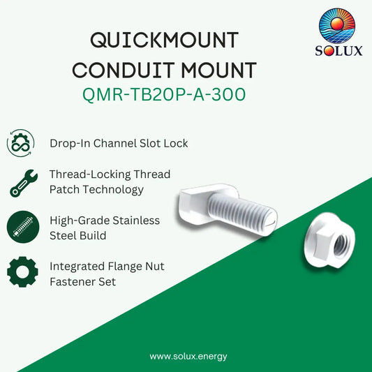 Quick Mount 20mm T-Bolt w/ Nut, Patch, SS