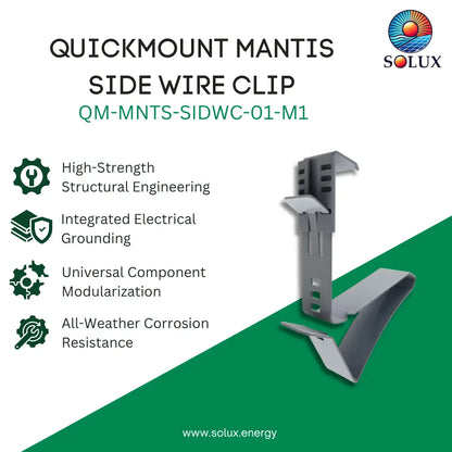 Quick Mount QM-MNTS-SIDWC-01-M1 Mantis Side Wire Clip, 500 count