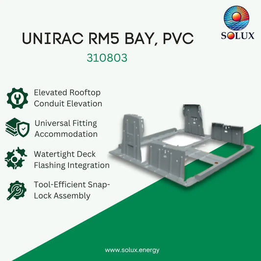 Unirac RM5 Bay, PVC (Sold Individually, Pkg Qty 200)