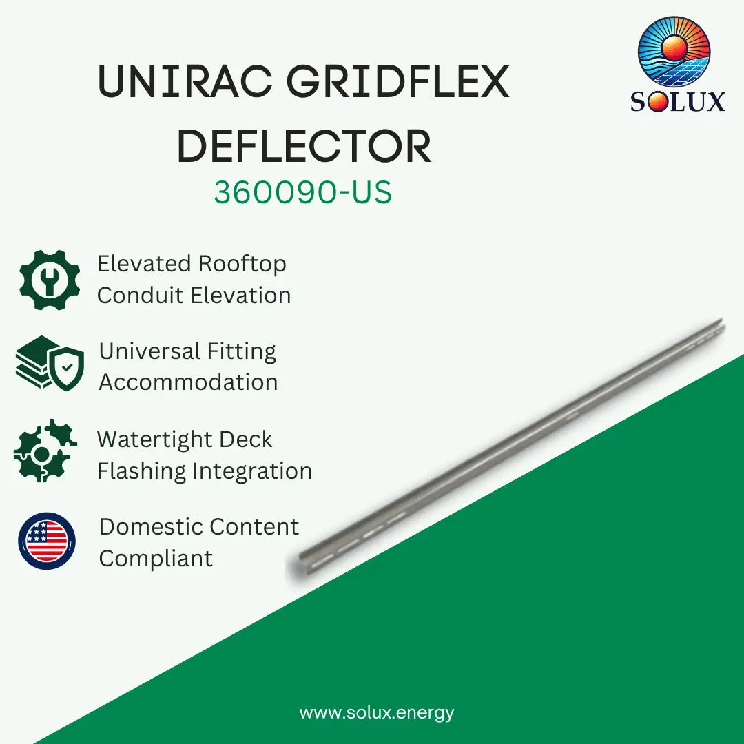 Unirac RM GRIDFLEX DEFLECTOR  (Sold Individually, Pkg Qty 5)