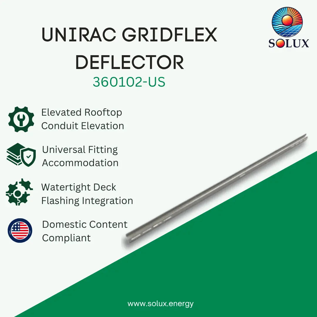 Unirac RM GRIDFLEX DEFLECTOR  (Sold Individually, Pkg Qty 5)