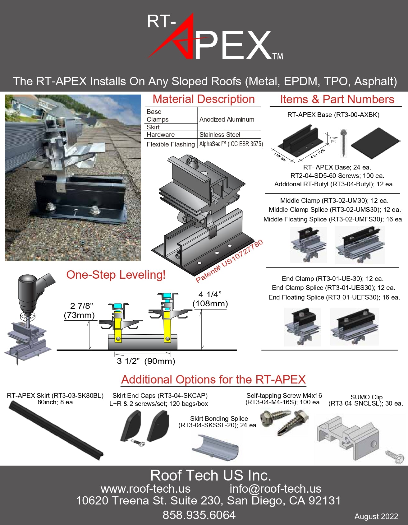 RT-RT3-01-UEFS30 rail end 