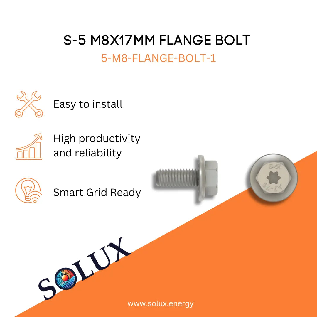 This is an image of S-5! M8 Flange Bolt | 17MM | 20MM (50 MOQ)