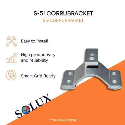 This is an image of S-5! Corrugated Bracket Exposed Fastener Bracket