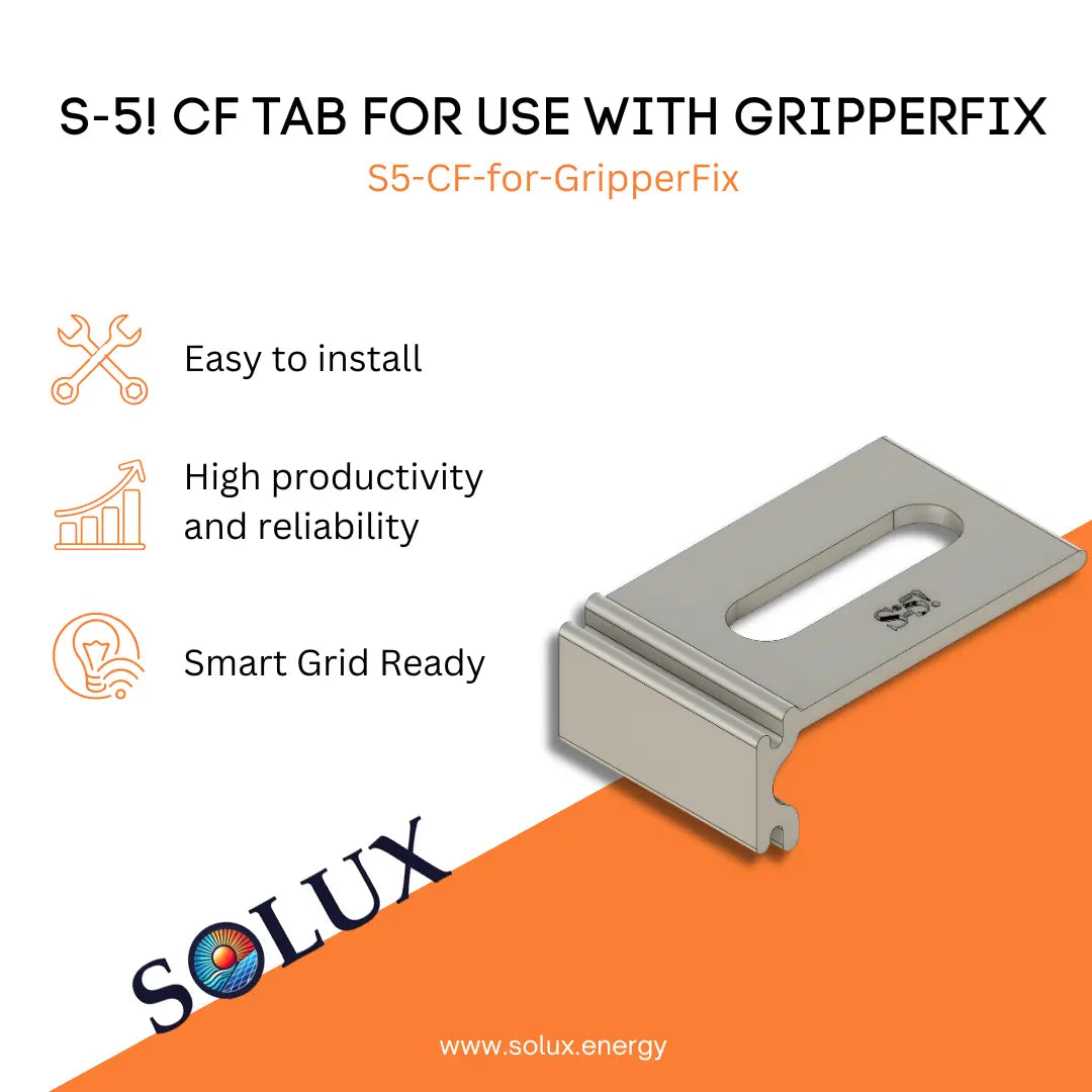 This is an image of S-5! Gripper Fix Concealed-Fix (CF) Tab 
