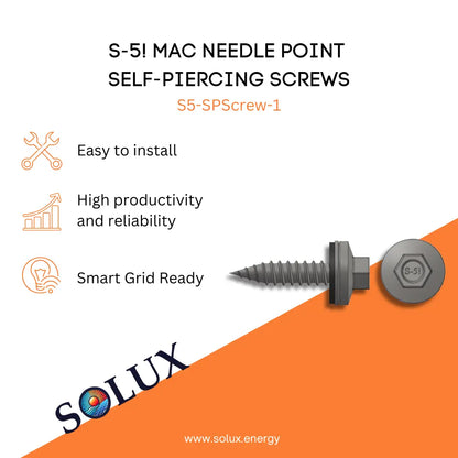 This is an image of S5! Self Piercing Screws MAC Needle Point