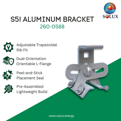 S-5! 260-0588 ProteaBracket-AL Aluminum Bracket