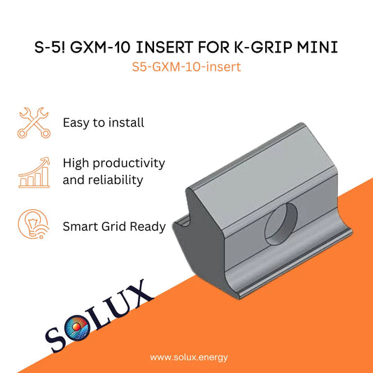 This is an image of S-5! S-5-GXM 10 Insert Roof Adapter for K-Grip Mini