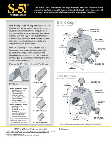 S5-GXM-50-Insert grip insert