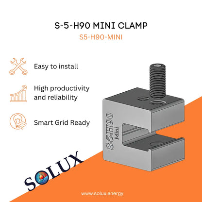 This is an image of S-5! S-5-H90 Mini Clamp on 90 Degree