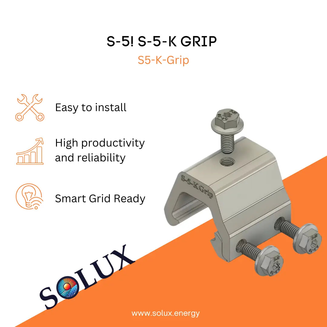 This is an image of S-5! S-5-K Grip Metal Roof Clamp
