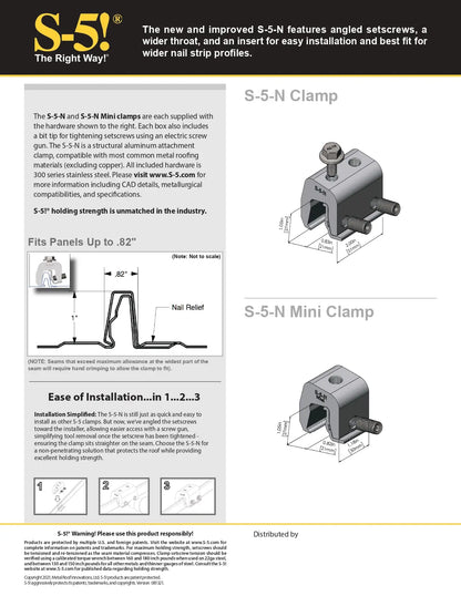 S5-N standard clamp