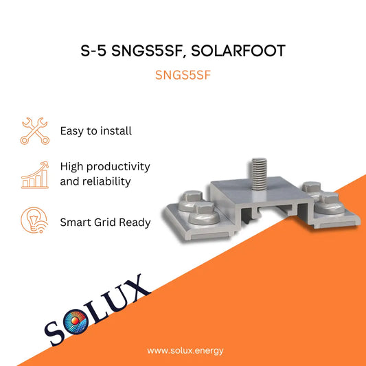 This is an image of S-5! L Foot Solar Bracket, Solar Foot