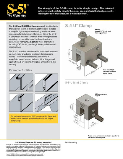 S5-U s5 u clamp