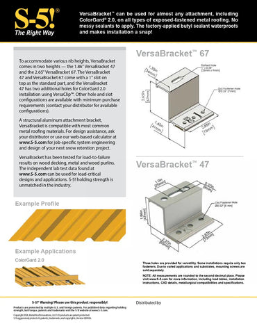 S5-VERSABRACKET-67 s5 versabracket