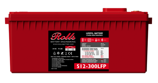 Rolls Surrette S12-300LFP 12VDC 300Ah Lithium Battery