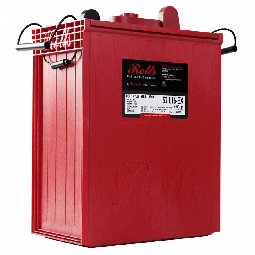 Rolls Surrette S2-L16-EX 2VDC 1040Ah Flooded Deep Cycle Battery