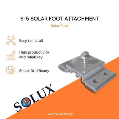 This is an image of S5 Solar Foot Attachment