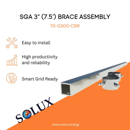 This is an image of Grounding Assemblies -  SGA 3” (7.5’) Brace Assembly