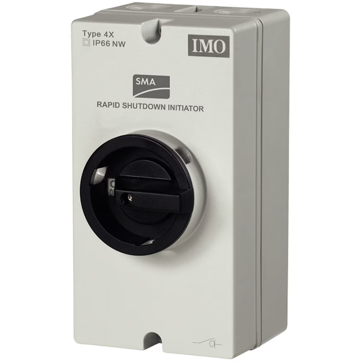 SMA Rapid Shutdown Initiator - Digital switch allows RSD initiation and/or System shutdown when an inverter and battery are located away from the main panel (SBSE)