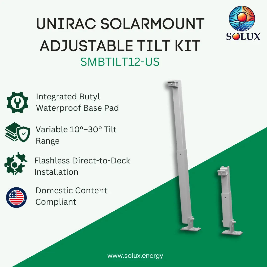 Unirac SM ADJ TILT KIT, BUTYL (Sold Individually, Pkg Qty 20)