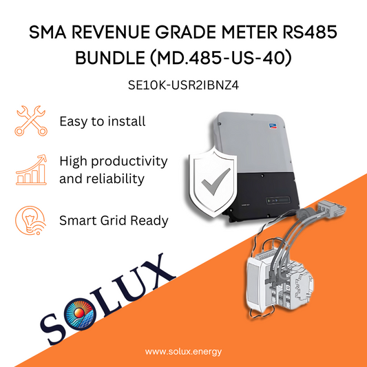 This is an image of  Revenue Grade Energy Meter SMA RS485 Comm Bundle