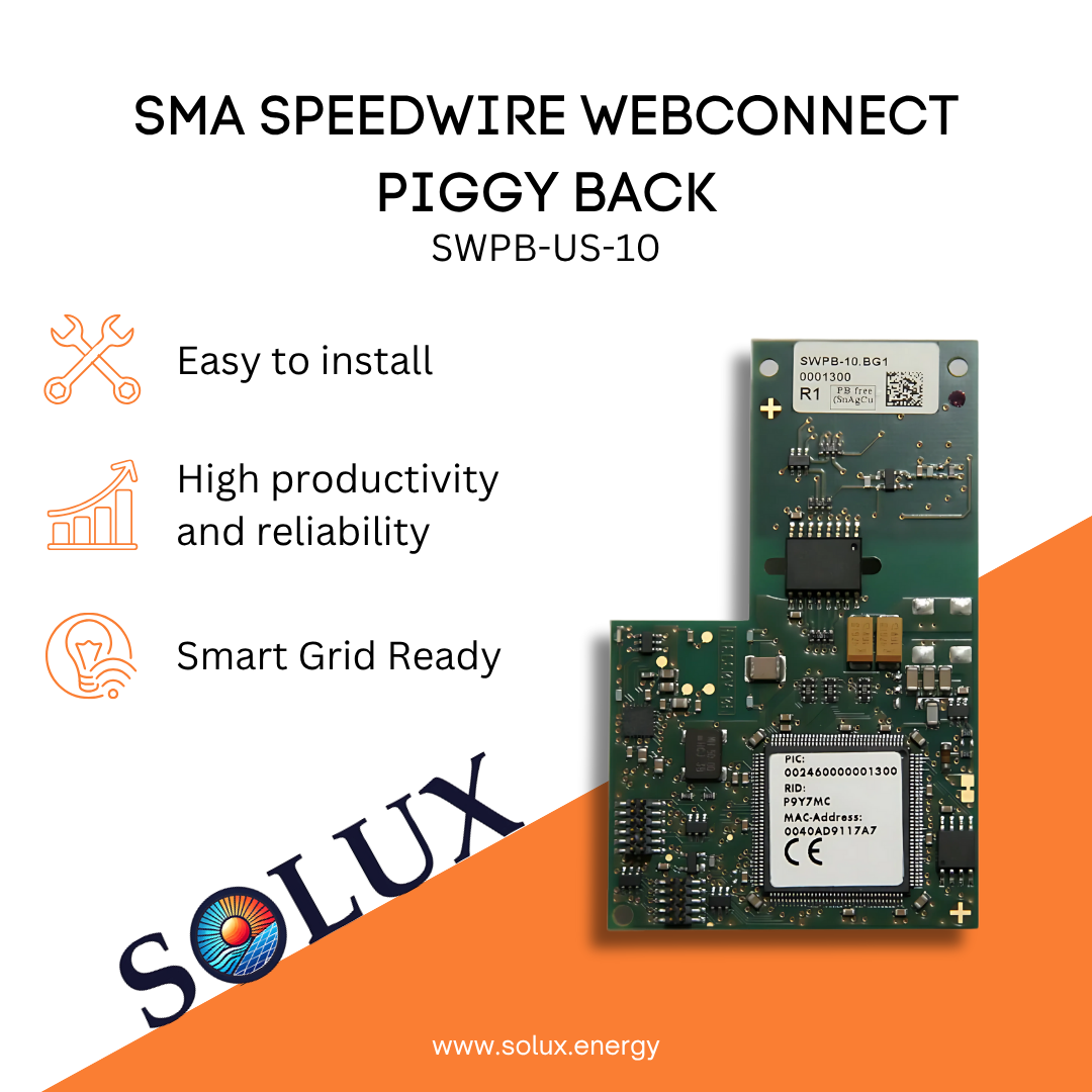 This is an image of SMA Speedwire Webconnect Piggy Back Direct Data Exchange
