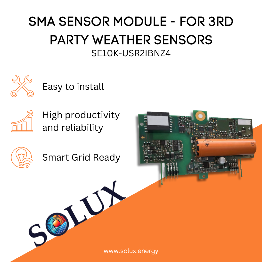 SMA Sensor Interface Module - For 3rd Party weather sensors – Solux, LLC