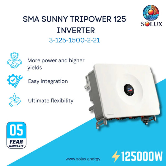 SMA Sunny Tripower 3.0-125kW-US-41 125kW Commercial Inverter