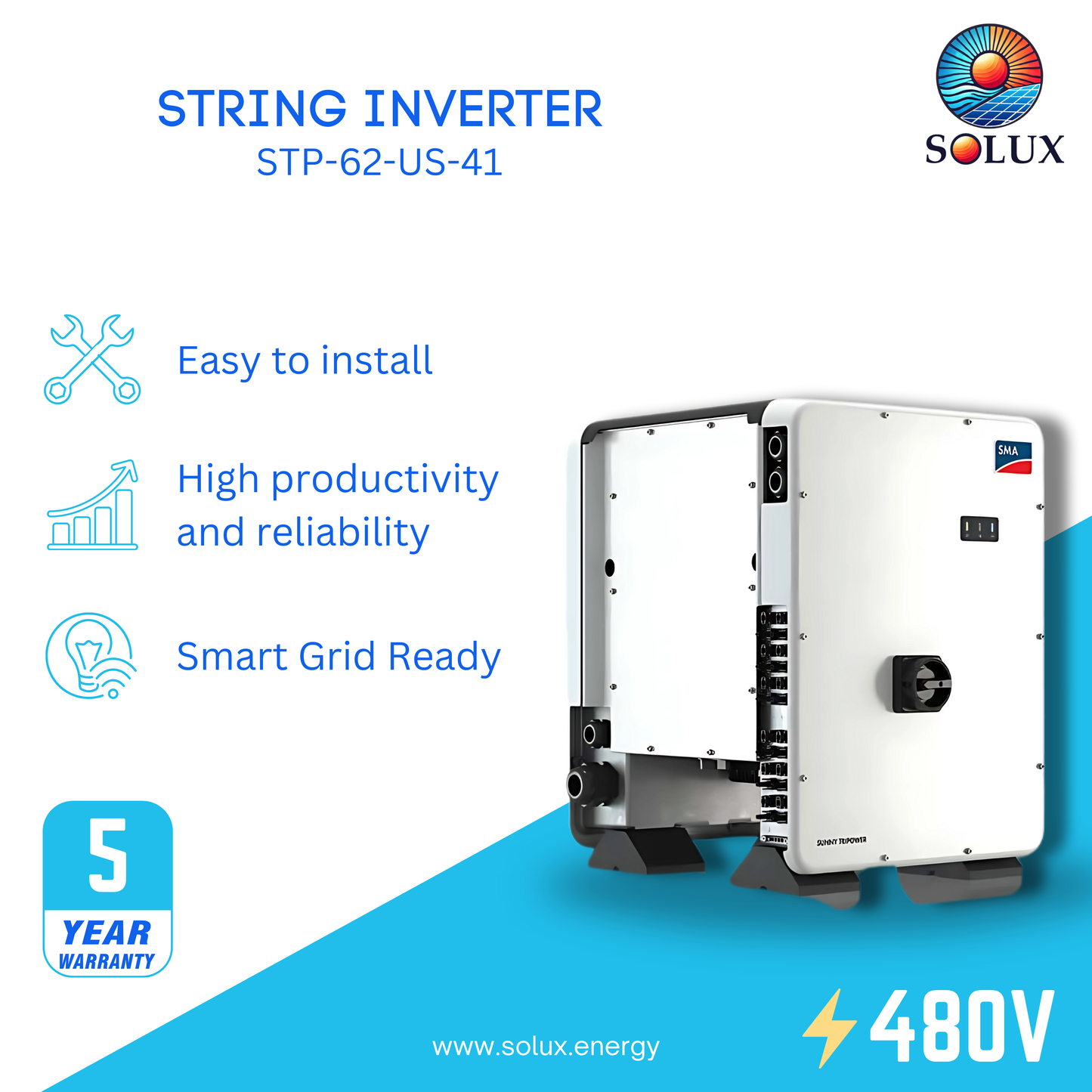 this is an image of STP-62-US-41 DC to AC Inverter